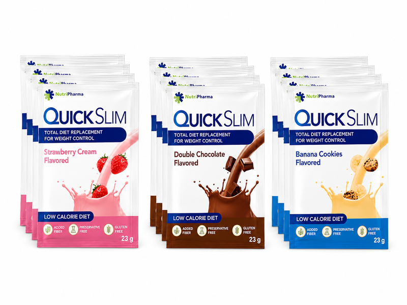 Набор &laquo;Для Стройности старт&raquo; QuickSlim протеиновые коктейли 15 шт + Drenlife Detox  очищение, для обмена веществ , Италия 204707214720 фото
