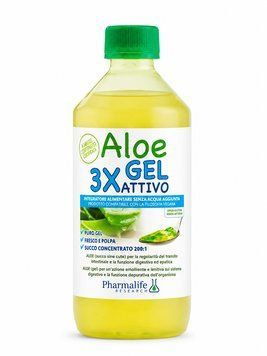 Дієтична добавка Активний гель Алое 3х Pharmalife 500 мл алоє вера для травлення, детоксу, 500 мл Італія 468954 фото